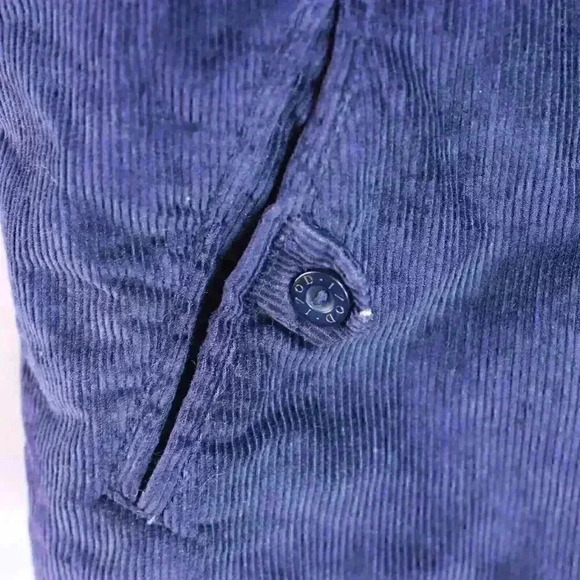 Kids IZOD Size 5 navy blue 100% Cotton corduroy jacket flannel lining, pockets - Picture 5 of 11